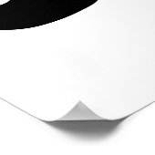 Black Mustache Poster (Ecke)