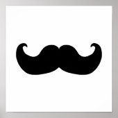 Black Mustache Poster (Vorne)