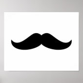Black Mustache Poster (Vorne)