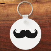 Black Mustache Schlüsselanhänger (Vorderseite)