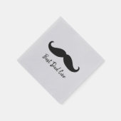 Black Mustache Serviette (Ecke)