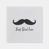 Black Mustache Serviette (Vorderseite)