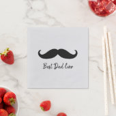 Black Mustache Serviette (Beispiel)