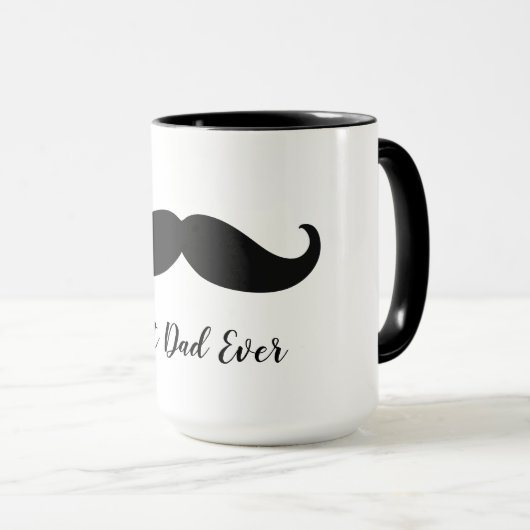 Black Mustache Tasse (VorderseiteRechts)