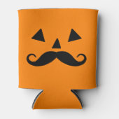 Black Mustache und Orange Pumpkin Dosenkühler (Vorderseite)