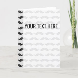 Black Mustache Zeichne Pattern Ankündigung