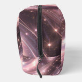 Black & muted blush space patterns AI art  Waschbeutel (Rechts)