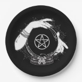 Black Mystic Fortune Teller Mystical Crystal Ball (Vorderseite)