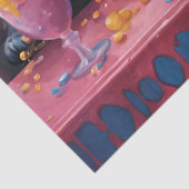 Black N Blue German Shepherds Welpen N Milkshakes Seidenpapier (Detail)