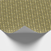 Black 'N' Gold Geschenkpapier (Ecke)