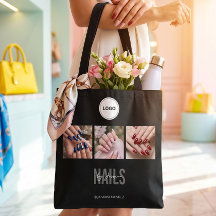 Black Nails Studio Foto Collage Elegantes Logo