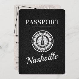 Black Nashville Passport Save the Date
