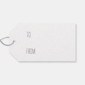 Black Naughty Christmas Holiday Geschenkanhänger (Rückseite Horizontal)