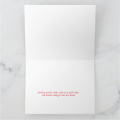 Black Nautic Weihnachtskarte mit Sailboote Karte (Innenseite)