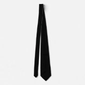 Black Neck Tie Krawatte (Rückseite)