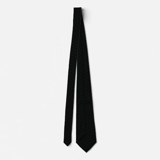 Black Neck Tie Krawatte (Rückseite)