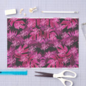 Black Neon Pink Talk Thirty to Me 30th Birthday Seidenpapier (Handwerk)
