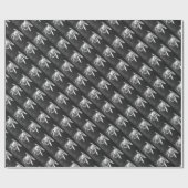 "Black Net Fly" Foreut Fly Wrapping Paper Geschenkpapier (Flach)
