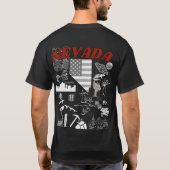 Black Nevada Dream Las Vegas T - Shirt (Rückseite)