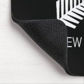 Black New Zealand Fern Shirt Mens Black Nz Gift Pr Mousepad (Ecke)