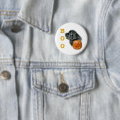 Black Newfundland Boo - Button (Beispiel)
