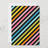 Black Niedlich Fruits Tutti Frutti Kindergeburtsta Einladung (Rückseite)