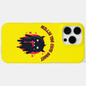 Black Niedlich Kawaii Ghost Case-Mate iPhone Hülle (Rückseite (Horizontal))