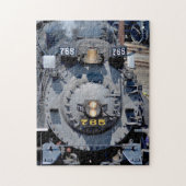 Black Nikel Plate Road 765 Dampflokomotive Train Puzzle (Vertikal)