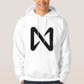 Black Nimbus Simple Men Hoodie (Vorderseite)