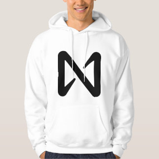 Black Nimbus Simple Men Hoodie