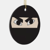 Black Ninja Keramikornament (Rechts)
