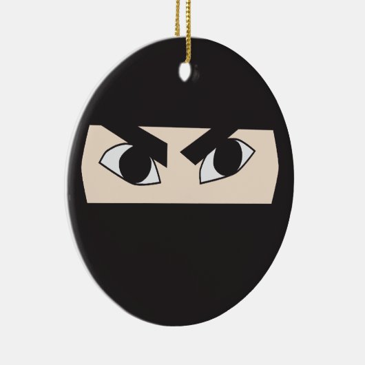 Black Ninja Keramikornament (Rechts)