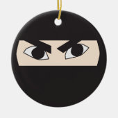 Black Ninja Keramikornament (Vorne)