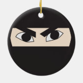 Black Ninja Keramikornament (Hinten)