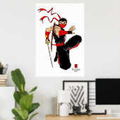 Black Ninja Poster (Heimbüro)