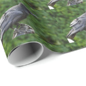 Black Northern Raven Geschenkpapier (Rolleneckpunkt)