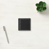 Black Notes with White To Do Boxes Post-it Klebezettel (Büro)