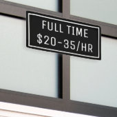 Black Now Hiring Signature-Banner Banner (Draußen Gebäude)