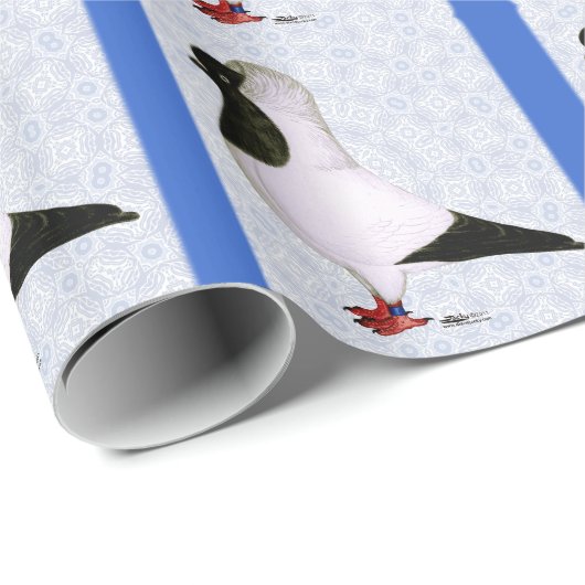 Black Nun Pigeon 1973 Geschenkpapier (Rolleneckpunkt)