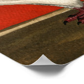 Black Nun Pigeon Poster (Ecke)