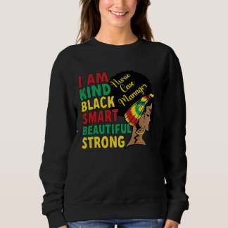Black Nurse Case Manager African American Case Man Sweatshirt