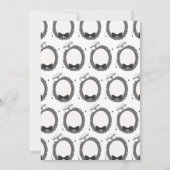 Black Nurse Graduation Party Einladung (Rückseite)