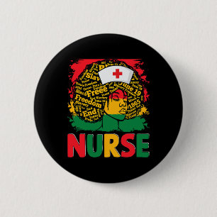 Black Nurse hoch entwickelt und wunderschön Melani Button