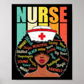 Black Nurse hoch entwickelt und wunderschön Melani Poster (Vorne)