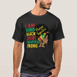 Black Nurse Injector African American Aesthetic Nu T-Shirt