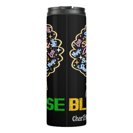 Black Nurse Magic: Klug, Dope, schön Thermosbecher (Rückseite)