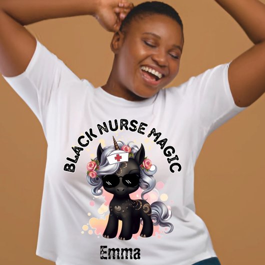 Black Nurse Magic T-Shirt
