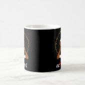 Black Nurse verdiente es RN Nurse Nursing Abschlus Kaffeetasse (Mittel)