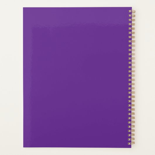 Black Nurse Yearly Planner Planer (Rückseite)