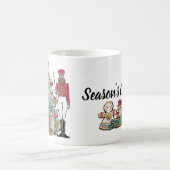 Black Nutcracker Ballet Weihnachts-Tasse Kaffeetasse (Mittel)